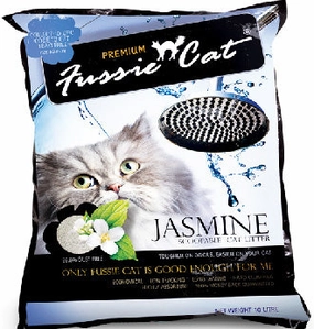 Fussie Cat Jasmine Scoopable Bentonite Cat Litter 10L kitten supplies kitten toys kitten food kitten litter box kitten bed