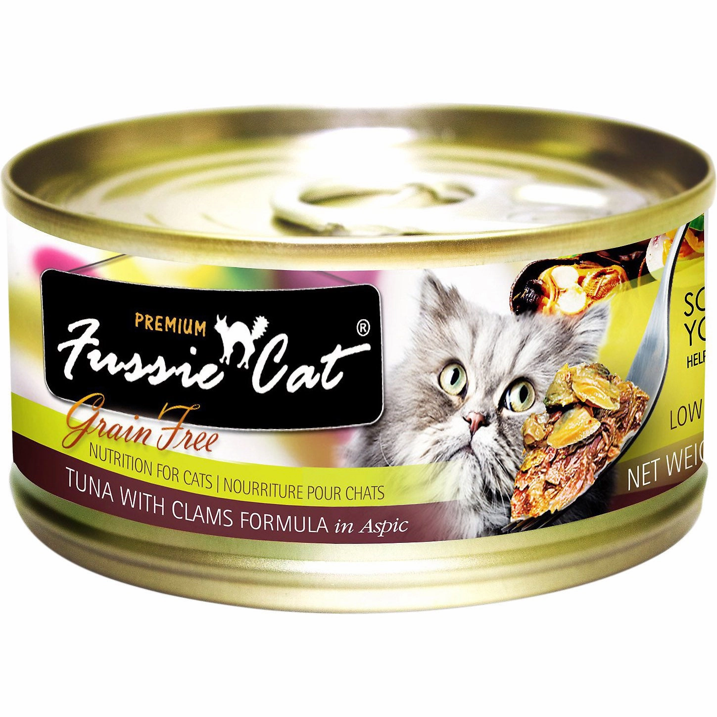 Fussie Cat Tuna with Clams Wet Cat Food cat supplies cat house cat tree cat feeder cat collar