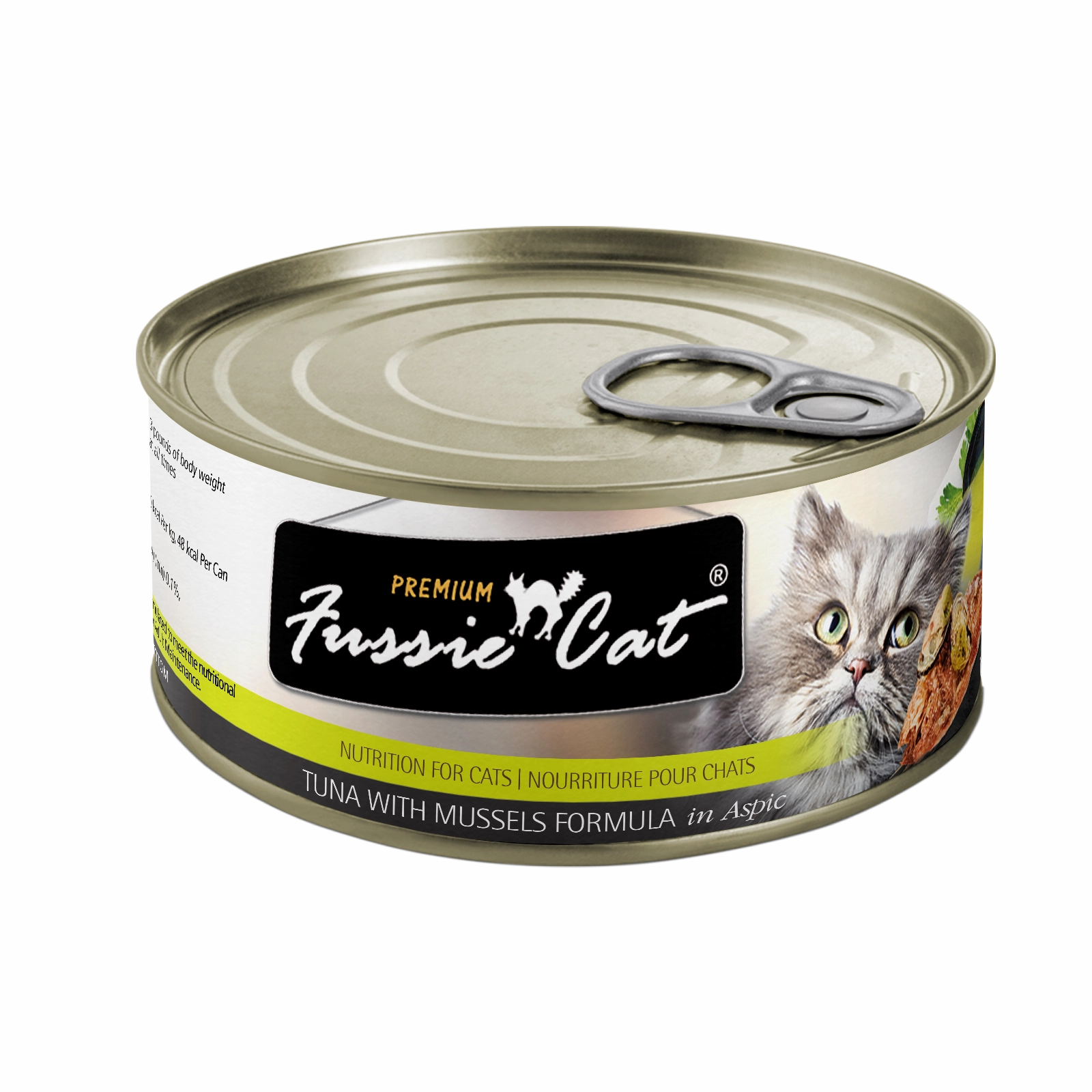 Fussie Cat Tuna with Mussels in Aspic Wet Cat Food cat treats toys for cats cat hair remover cat cleaning supplies cat food bowl