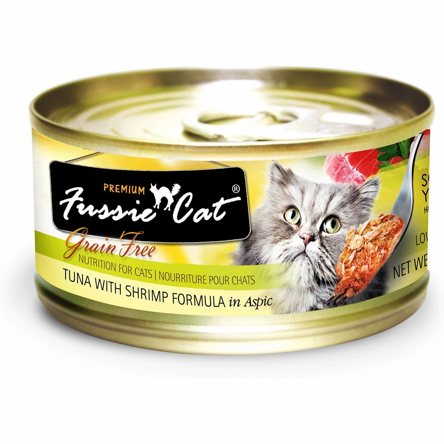 Fussie Cat Tuna with Shrimp Wet Cat Food cat supplies cat house cat tree cat feeder cat collar