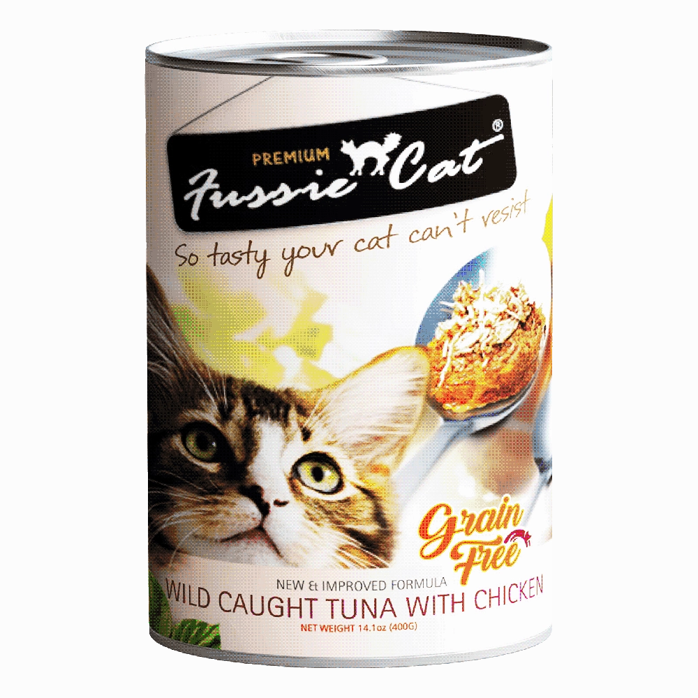 Fussie Cat Wild Caught Tuna with Chicken 400g