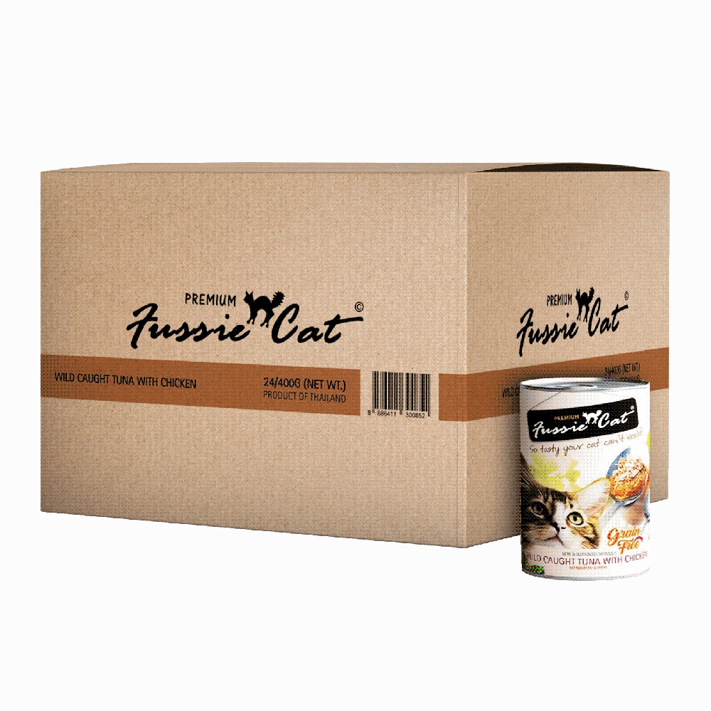 Fussie Cat Wild Caught Tuna with Chicken 400g