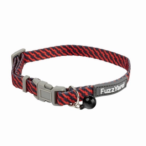 FuzzYard Cat Collar (Tabbytooth Red/Navy) cat leash cat bowtie cat hat cat bandana cat costume