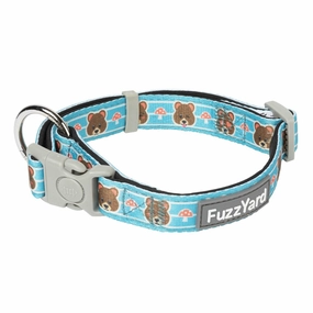 FuzzYard Dog Collar (Fuzz Bear) grain free dog food natural dog biscuits high protein dog food dog food pack dog meat sticks