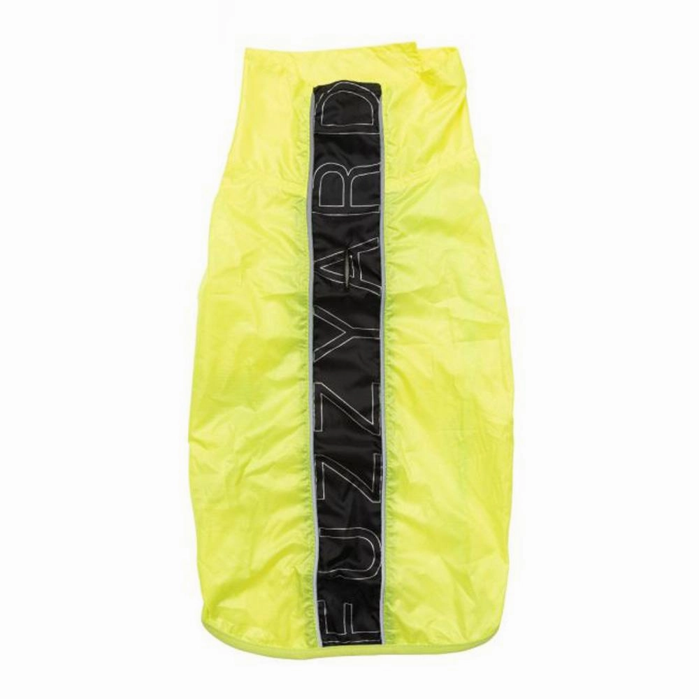 Fuzzyard Dog Osaka Raincoat Fluro Yellow Size 4