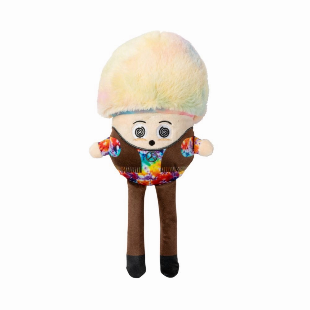 FuzzYard Dog Plush Toy - Rainbow Mushroom