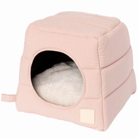 Fuzzyard Life Cubby Bed For Cats & Dogs (Soft Blush) cat accessories cat collar cat harness cat backpack cat ID tag