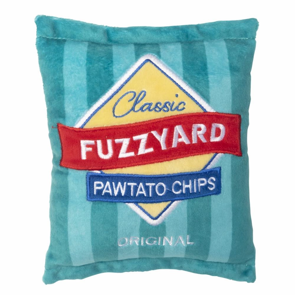 FuzzYard Pawtato Plush Toy dog puzzle toy dog slow feeder dog treat ball dog brain toy dog feeder toy