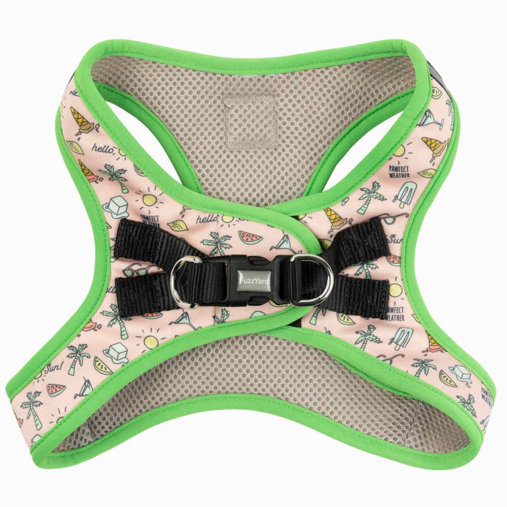 FuzzYard Step-In Dog Harness (Hello Sun)