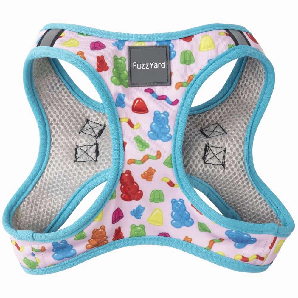 FuzzYard Step-in Dog Harness (Jelly Bears) grain free dog food natural dog biscuits high protein dog food dog food pack dog meat sticks