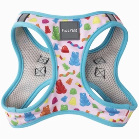 FuzzYard Step-in Dog Harness (Jelly Bears) grain free dog food natural dog biscuits high protein dog food dog food pack dog meat sticks