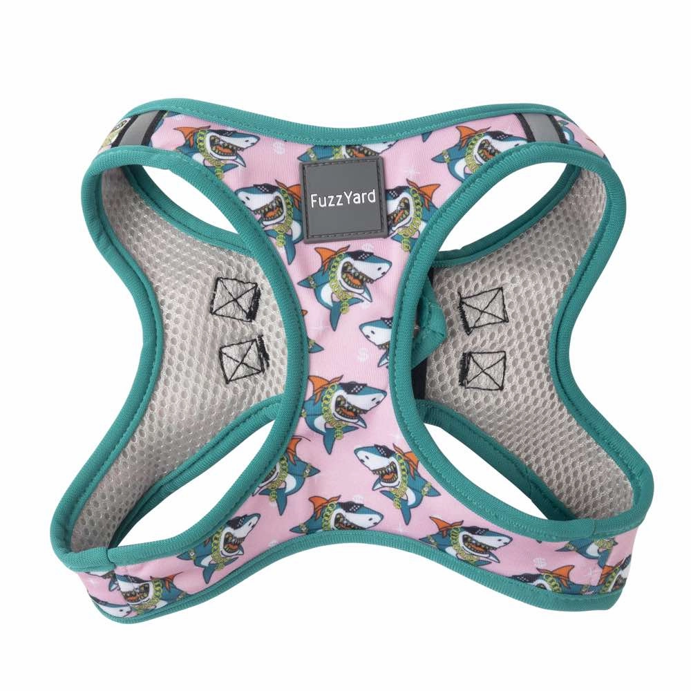 FuzzYard Step-in Dog Harness (LL Cool Jaw$) grain free dog food natural dog biscuits high protein dog food dog food pack dog meat sticks