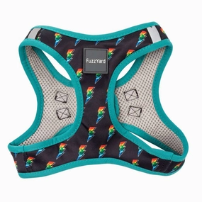 FuzzYard Step-In Dog Harness (Volt!) grain free dog food natural dog biscuits high protein dog food dog food pack dog meat sticks