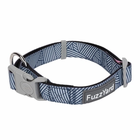 FuzzYard Thornbury Aegean Blue Dog Collar grain free dog food natural dog biscuits high protein dog food dog food pack dog meat sticks