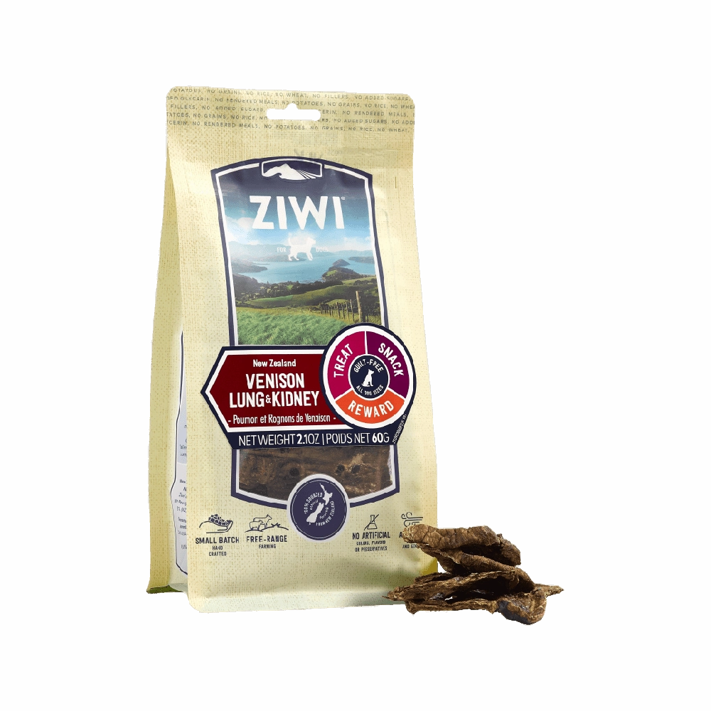 Gently Air Dried Venison Lung & Kidney Dog Treats
