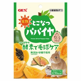 GEX Freeze Dried Papaya Chips 5g hamster cage guinea pig supplies small animal accessories rabbit water bottle rat tunnel