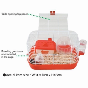 GEX Haster Cage Petite (W31cm x D20cm x H18cm) hamster cage guinea pig supplies small animal accessories rabbit water bottle rat tunnel