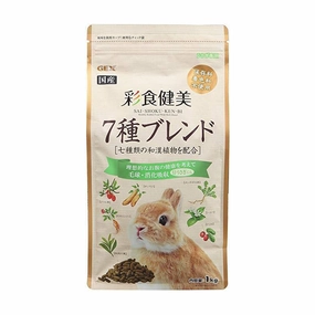 Gex Saishoku Kenbi 7 Blend Herb Junior Rabbit Food 900g hamster food guinea pig food rabbit hay rodent treats mouse food
