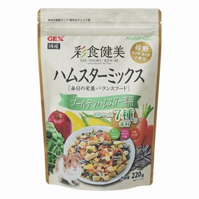 Gex Saishoku Kenbi 7 Ingredient Golden Hamster Mix Food 220g cat vitamins cat digestive aid cat immune support cat joint supplement cat skin supplement