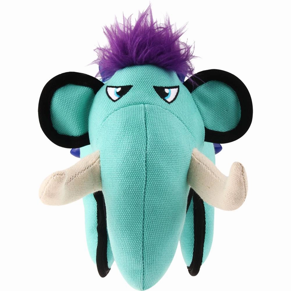 GiGwi Duraspikes Extra Durable Plush Dog Toy (Light Blue Elephant)