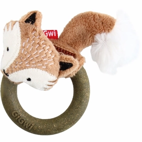 GiGwi Eco Catch & Scratch Silvervine Ring Cat Toy (Fox) cat treats catnip grass for cats organic cat grass cat grass seeds