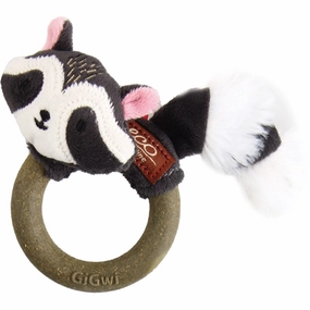 GiGwi Eco Catch & Scratch Silvervine Ring Cat Toy (Raccoon) cat leash cat bowtie cat hat cat bandana cat costume