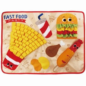 GiGwi Fast Food Party Snuffle Mat Interactive Dog Toy dog harness dog training collar dog safety vest dog seatbelt dog ID tag
