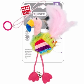 GiGwi Finger Teaser Catnip Cat Toy (Flamingo) cat leash cat bowtie cat hat cat bandana cat costume