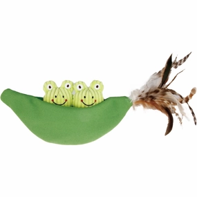 GiGwi Meow Than 1 Catnip Plush Cat Toy (Legume With Frogs) cat treats catnip grass for cats organic cat grass cat grass seeds