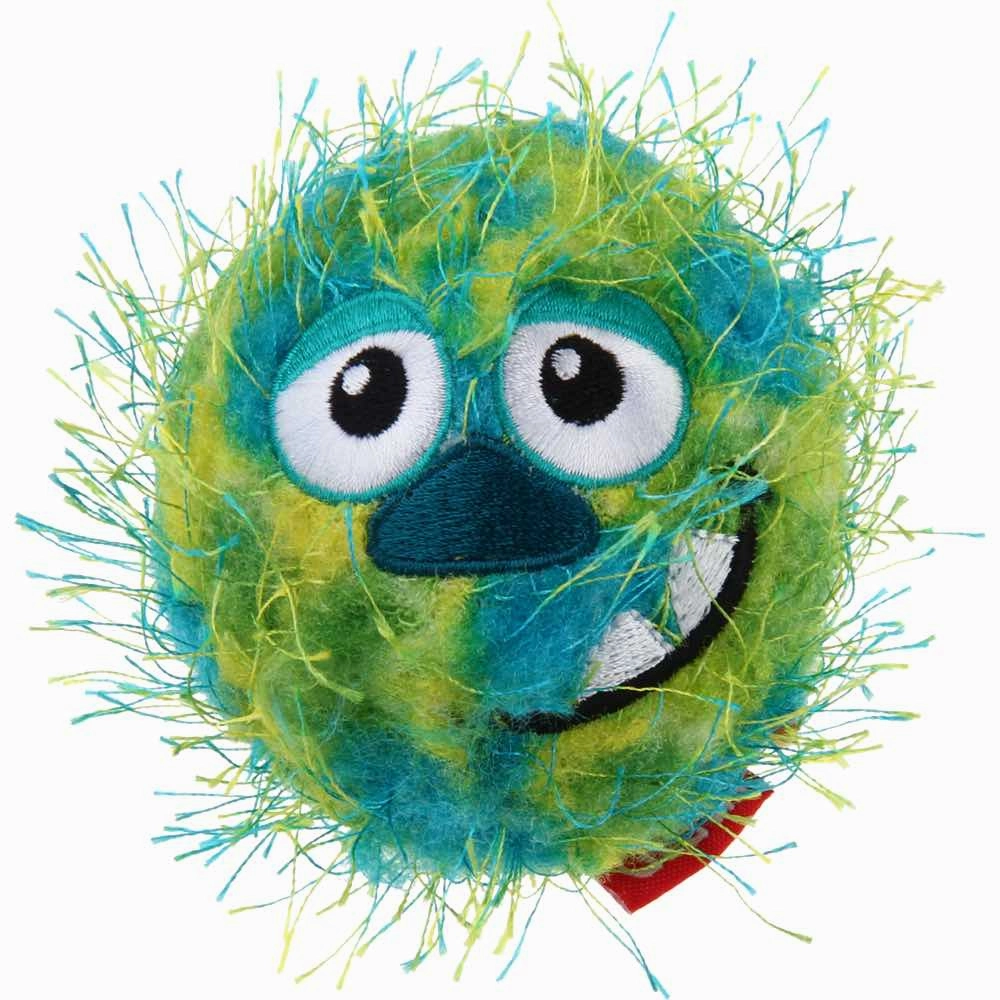 GiGwi Plush Friendz Ball Dog Toy (Green)