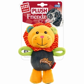 GiGwi Plush Friendz Tug Dog Toy (Lion) dog harness dog training collar dog safety vest dog seatbelt dog ID tag