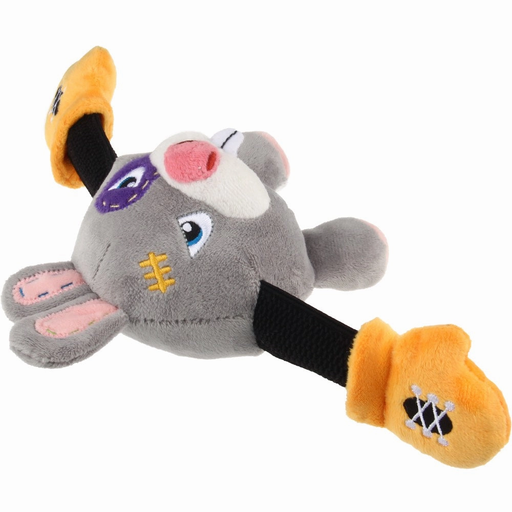 GiGwi Rock Zoo Bungee Plush Dog Toy (Rabbit)