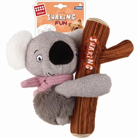 GiGwi Shaking Fun 2-In-1 Plush Dog Toy (Koala) cat dry food crunchy cat food fish formula dry cat food adult cat kibble kitten dry food