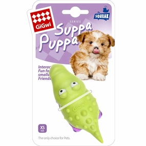 GiGwi Suppa Puppa Alligator TPR Dog Toy (Green/Purple) dog puzzle toy dog slow feeder dog treat ball dog brain toy dog feeder toy