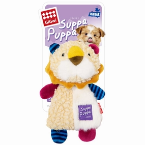 GiGwi Suppa Puppa Crinkly Plush Dog Toy (Lion) dog puzzle toy dog slow feeder dog treat ball dog brain toy dog feeder toy
