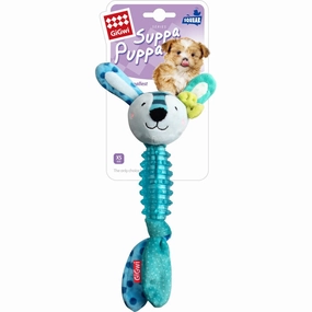 GiGwi Suppa Puppa TPR & Plush Dog Toy (Rabbit) dog bones rawhide chew sticks dog jerky bacon bone