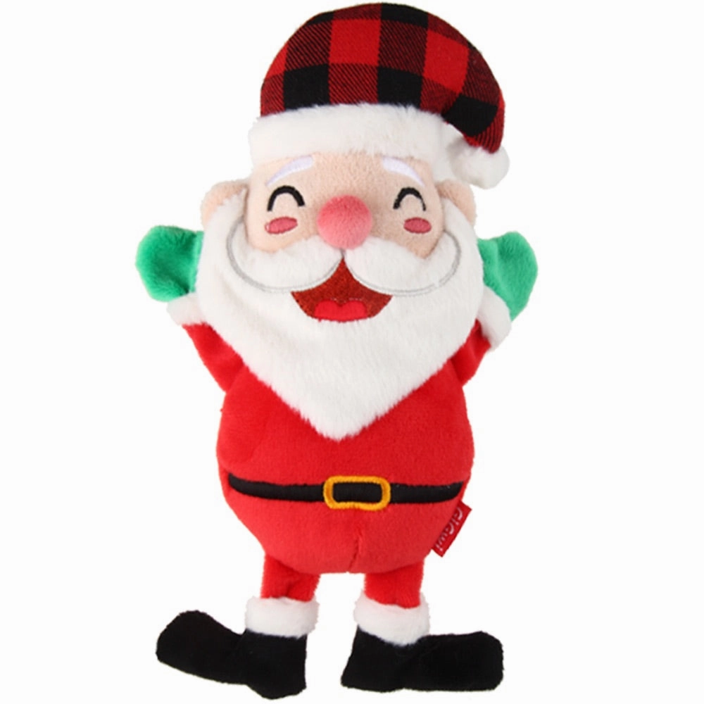 GiGwi X'mas Tales Santa Claus Plush Dog Toy dog harness dog training collar dog safety vest dog seatbelt dog ID tag