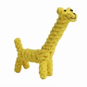 Giraffe Rope Dog Toy dog toys indestructible dog toys dog tug toys dog plush chew resistant toy