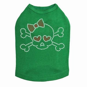 Girl Skull Rhinestone Dog Tank treats for dogs dog biscuits dog reward treats organic dog snacks natural dog biscuits