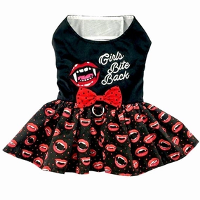 Girls Bite Back Halloween Dog Harness Dress treats for dogs dog biscuits dog reward treats organic dog snacks natural dog biscuits