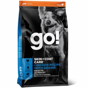 Go! Solutions Skin   Coat Chicken Recipe Dry Dog Food 3.5lb (Exp Mar 2025) freeze dried dog treats dog freeze snacks raw dog treat dehydrated dog food meat dog snack