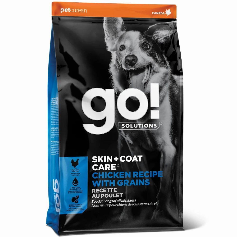 Go! Solutions Skin   Coat Chicken Recipe Dry Dog Food 3.5lb (Exp Mar 2025) dog supplies dog food toys accessories dog bed