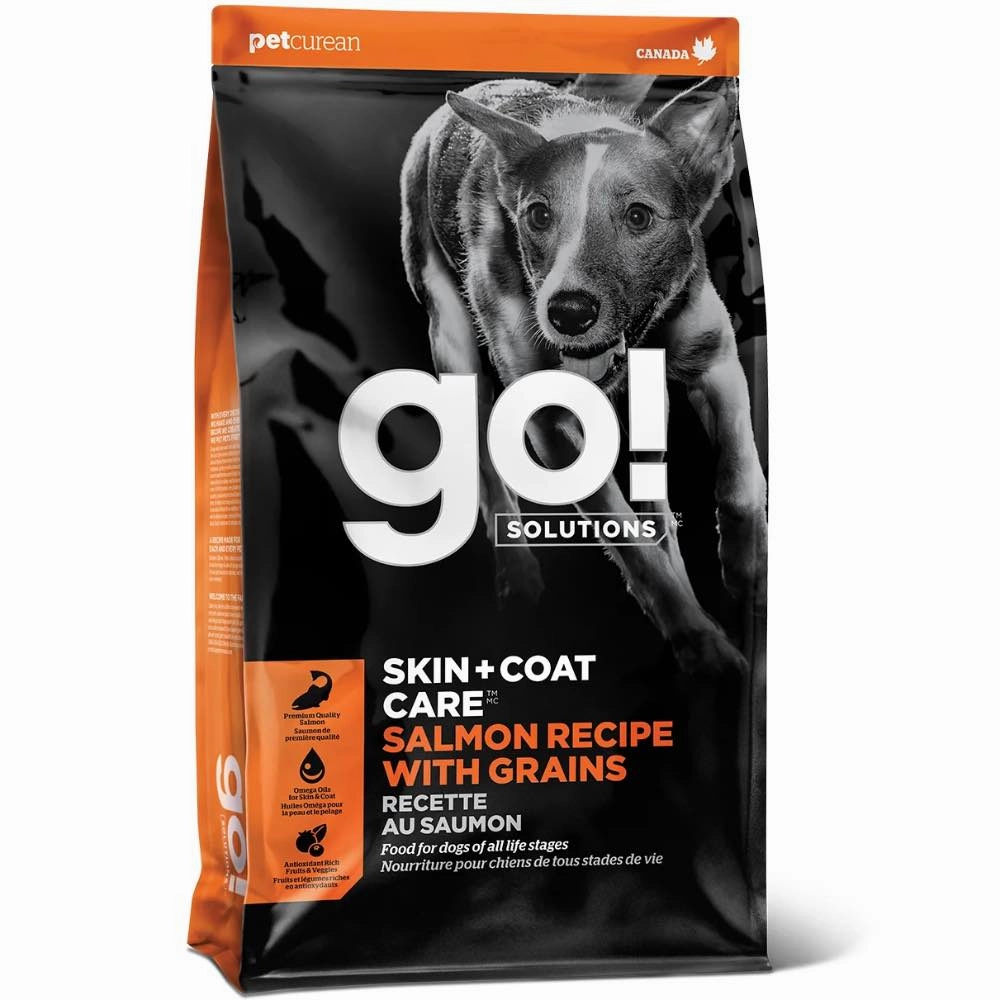 Go! Solutions Skin   Coat Salmon Recipe Dry Dog Food 3.5lb (Exp Dec 2024) dog supplies dog food toys accessories dog bed