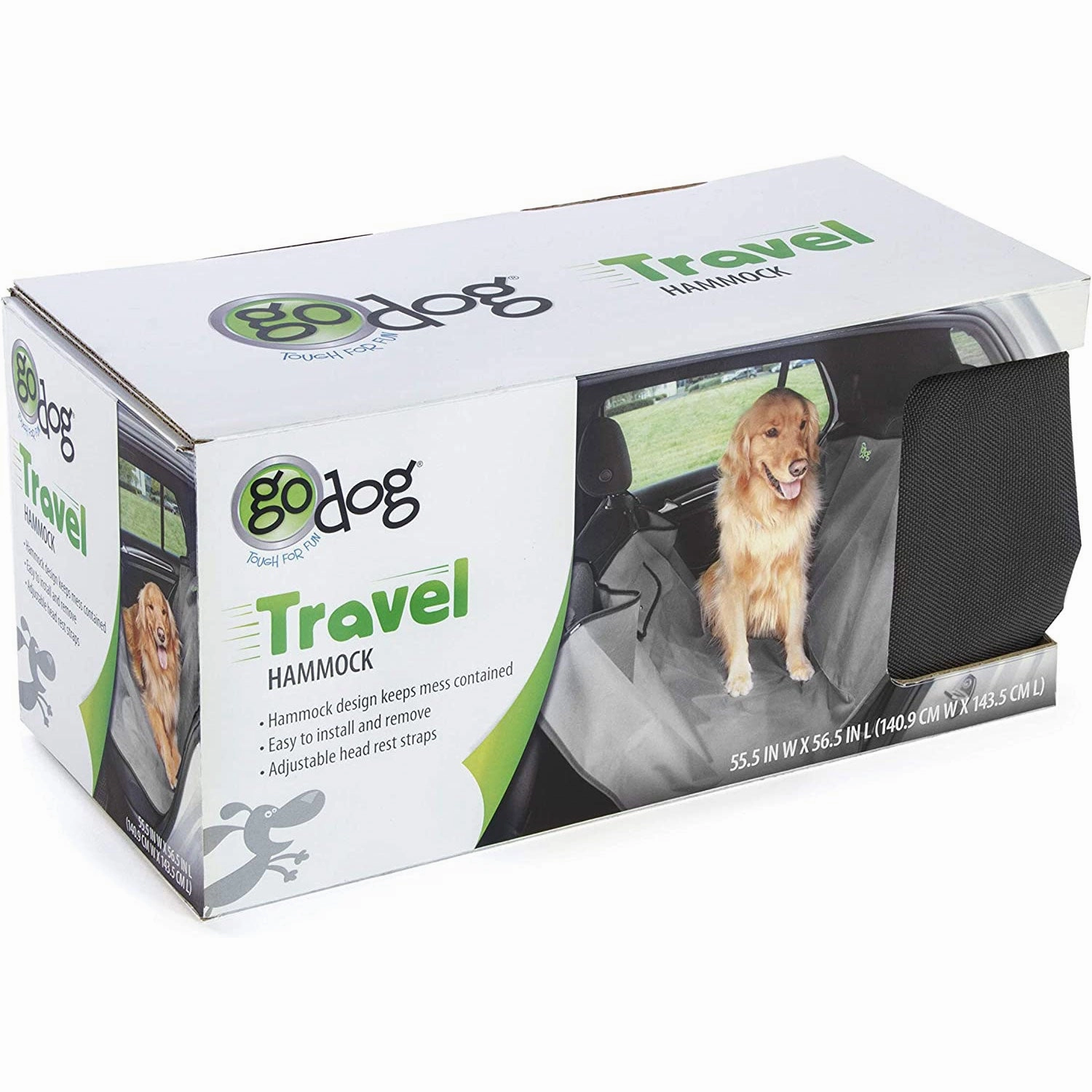 goDog Travel Hammock Car Seat Cover Protector dog leash harness set dog leash clip rope dog leash retractable leash
