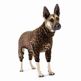 Gold Paw Onesie - Leopard Size dog accessories dog collar dog leash dog bowtie dog backpack