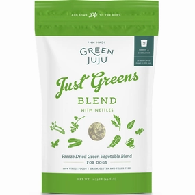 Green Juju Just Greens Blend With Nettles Grain-Free Freeze-Dried Raw Dog Food horse supplement horse vitamins animal probiotics livestock digestive aid horse immune booster