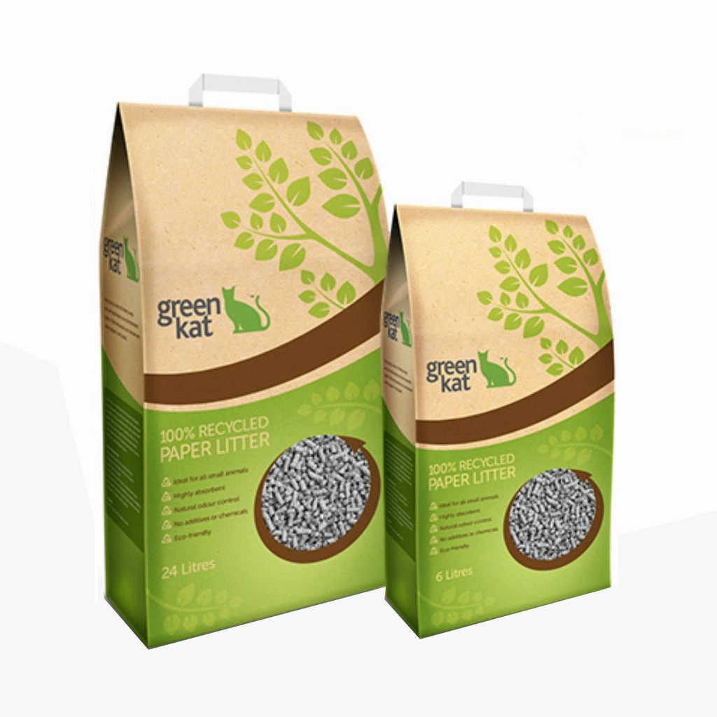 Green Kat 100% Recycled Paper Litter 24L puppy starter kit puppy crate puppy collar puppy pee pad puppy food