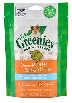 Greenies Feline Dental Treats, 2.1 oz cat grooming cat shampoo cat conditioner cat comb cat grooming glove