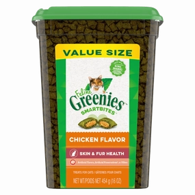 Greenies Feline Smartbites Healthy Skin & Fur Chicken Flavor Cat Treats cat supplies cat house cat tree cat feeder cat collar