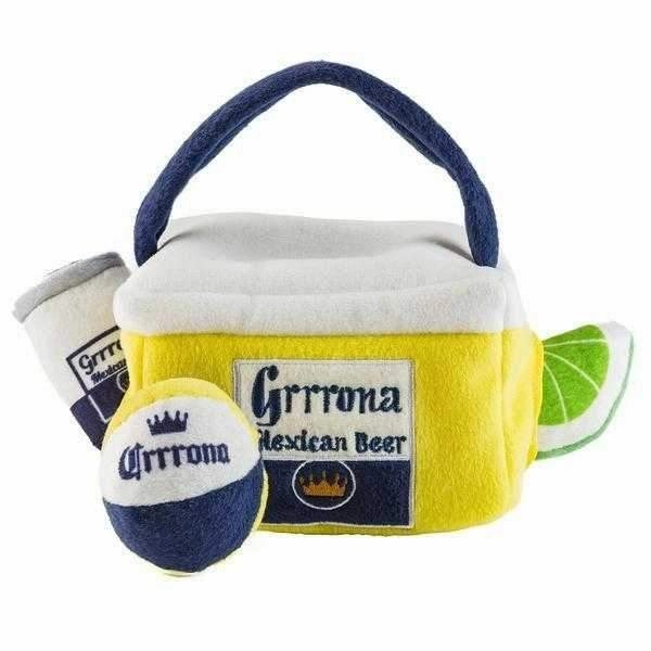 Grrrona Beach Cooler Interactive Toy dog toys indestructible dog toys dog tug toys dog plush chew resistant toy